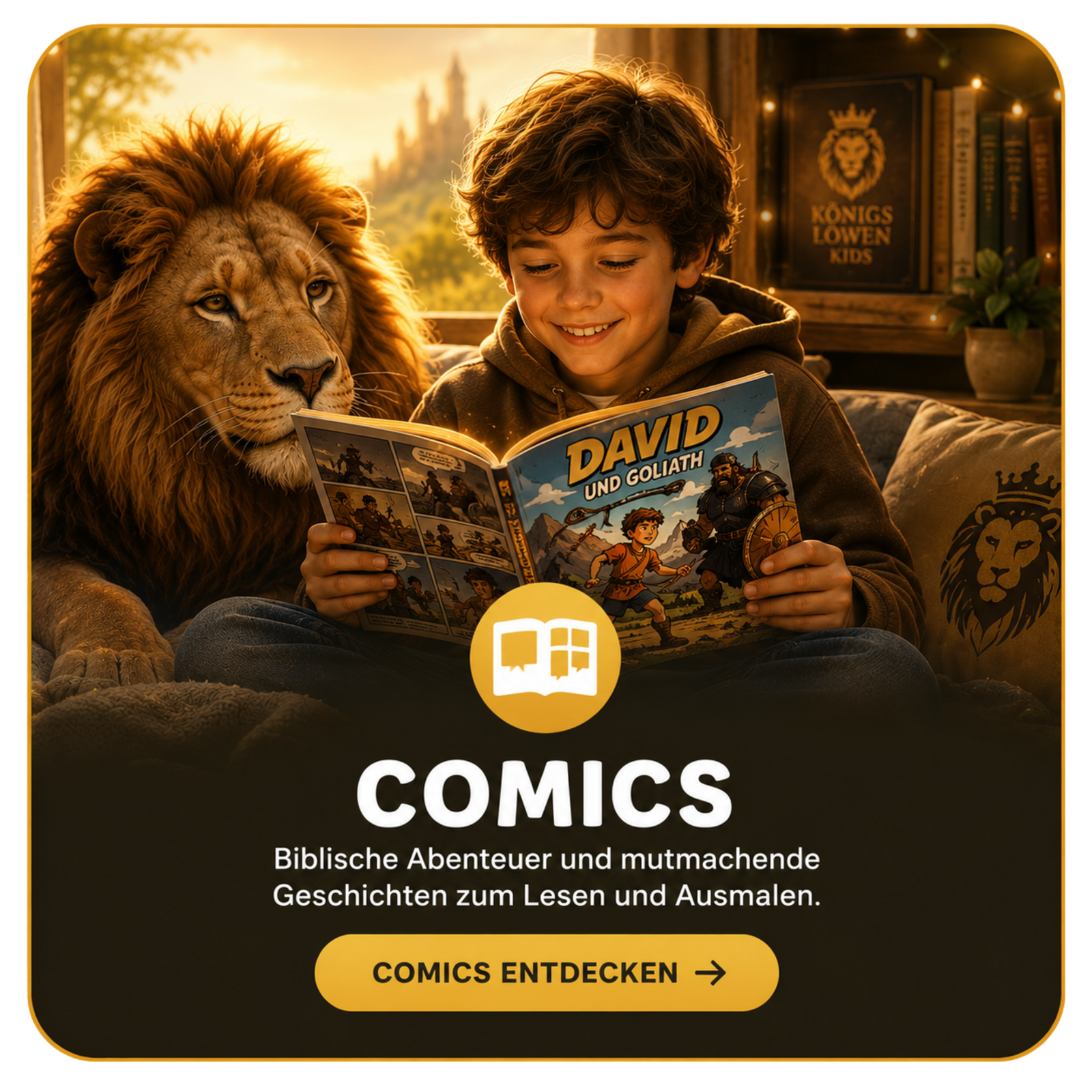 Königslöwen Kids Comics und christliche Kinderbücher